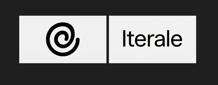 Logo d'Iterale : une spirale et le nom Iterale